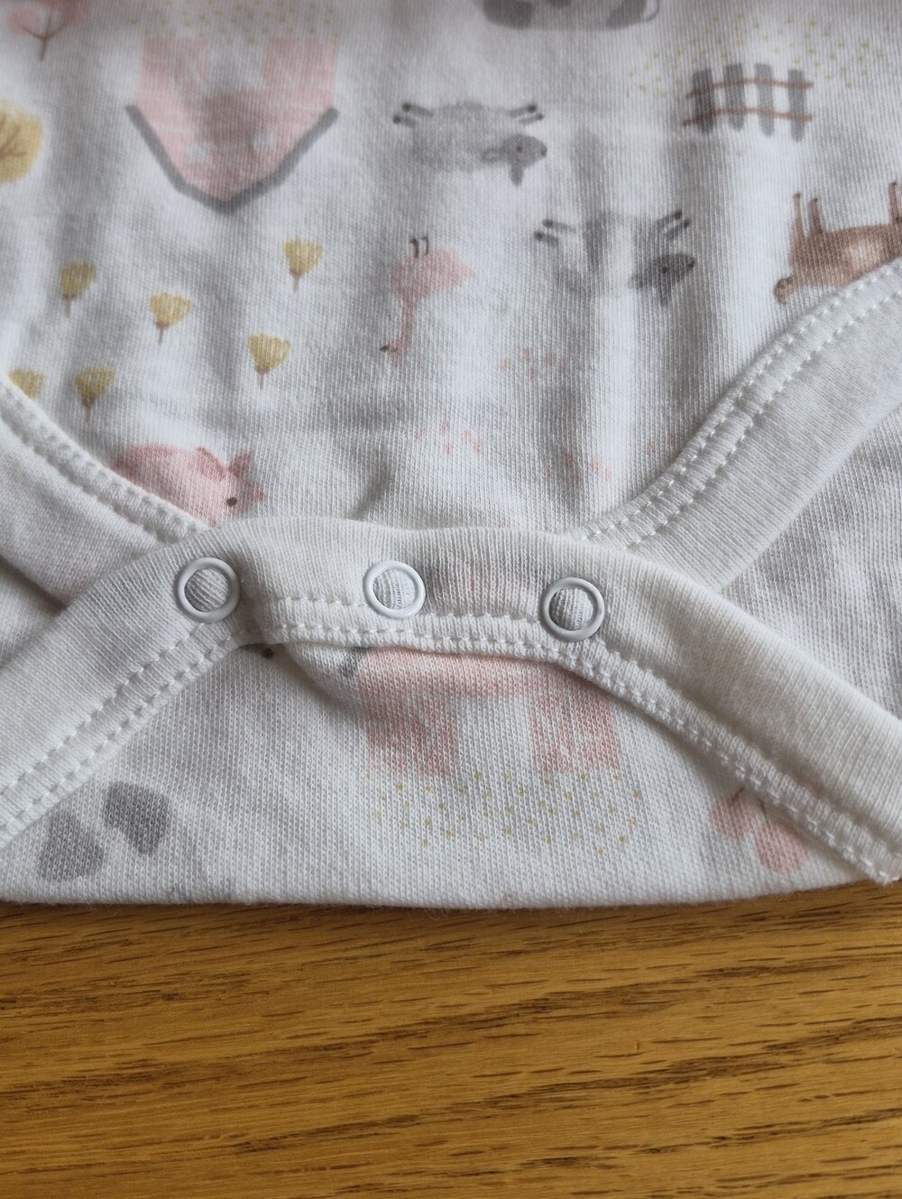 Rabbit + Bear Baby Girl Onesies 6-9 Months - Picture 12 of 16